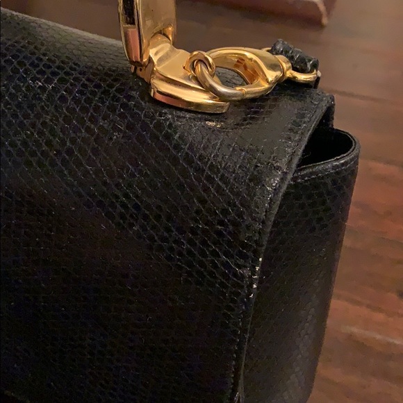 Antonio Scepi Blue Leather Satchel Made in Italy - Picture 6 of 13